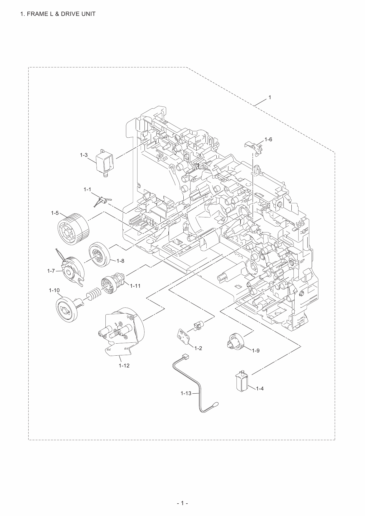 Brother Laser-MFC DCP-8110 8112 8150 8152 8155 8157 8250 MFC-8510 8512 8515 8520 8710 8712 8910 8912 8950 8952 Parts Reference-2